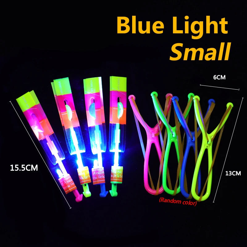 LED Rocket Helicopter Flying Toy