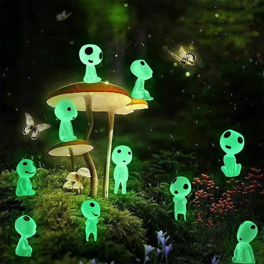 Miniature Aliens - glow in the dark